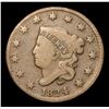 Image 2 : 1824 Coronet Head Large Cent 1c Grades f+