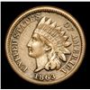 Image 2 : 1863 Indian Cent 1c Grades vf++