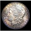 Image 2 : ***Auction Highlight*** 1901-o Rainbow Toned Morgan Dollar $1 Graded Choice Unc PL By USCG (fc)