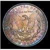 Image 3 : ***Auction Highlight*** 1901-o Rainbow Toned Morgan Dollar $1 Graded Choice Unc PL By USCG (fc)