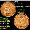 Image 1 : 1906 Indian Cent 1c Grades Choice Unc RD