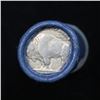 Image 3 : Buffalo Nickel Shotgun Roll in Old Bank Style Wrapper 1917 & d Mint Ends (fc)