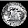 Image 3 : 1958-d Franklin Half Dollar 50c Grades Select Unc+ FBL