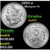 Image 1 : 1882-o Morgan Dollar $1 Grades Select+ Unc