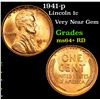 Image 1 : 1941-p Lincoln Cent 1c Grades Choice+ Unc RD