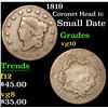 Image 1 : 1819 Coronet Head Large Cent 1c Grades vg+