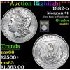 Image 1 : ***Auction Highlight*** 1882-o Morgan Dollar $1 Graded GEM+ Unc By USCG (fc)