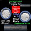 Image 1 : Buffalo Nickel Shotgun Roll in Old Bank Style Wrapper 1924 & d Mint Ends (fc)