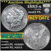Image 1 : ***Auction Highlight*** 1883-s Morgan Dollar $1 Graded Select Unc PL By USCG (fc)