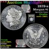 Image 1 : ***Auction Highlight*** 1879-s Morgan Dollar $1 Graded GEM+ DMPL By USCG (fc)