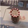 Image 3 : Mixed small cents 1c orig shotgun roll, 1857 Flying Eagle Cent, 1893 Indian Cent other end