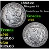 Image 1 : 1882-cc Morgan Dollar $1 Grades vf+