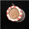 Image 2 : Mixed small cents 1c orig shotgun roll,1919-d Wheat Cent, 1881 Indian Cent other end