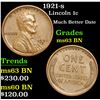 Image 1 : 1921-s Lincoln Cent 1c Grades Select Unc BN