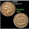 Image 1 : 1890 Indian Cent 1c Grades vf++