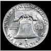 Image 3 : 1953-d Franklin Half Dollar 50c Grades Select Unc+ FBL