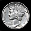 Image 2 : 1939-p Mercury Dime 10c Grades Select AU