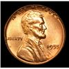 Image 2 : 1955-p Lincoln Cent 1c Grades Gem+ Unc RD