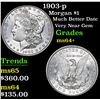 Image 1 : 1903-p Morgan Dollar $1 Grades Choice+ Unc