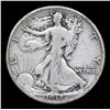 Image 2 : 1917-p Walking Liberty Half Dollar 50c Grades f+