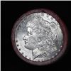 Image 2 : ***Auction Highlight*** Full Morgan/Peace silver dollar roll $20, 1891 & 1879 ends Mixed dates  (fc)