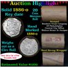 Image 1 : ***Auction Highlight*** Full solid date 1886-o Morgan silver dollar roll, 20 coins   (fc)