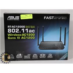 ASUS RT-AC1200G WIRELESS AC1200 GIGABIT ROUTER.
