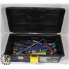 Image 1 : BLACK TOOL BOX FILLED WITH TOOLS