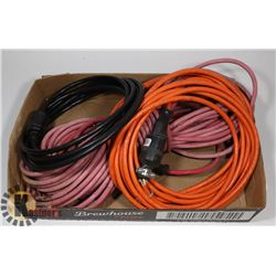 FLAT OF ASSORTED EXTENSION CORDS