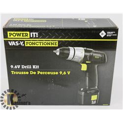 POWER IT 9.6V DRILL KIT
