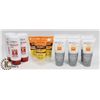 Image 1 : BAG OF TRAVEL SIZE SUNSCREENS AND SHAMPOOS