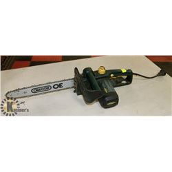 YARDWORKS ELECTRIC CHAIN SAW WITH OREGON BLADE