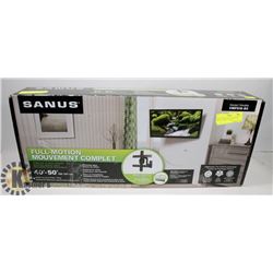 SANUS VMF518-B3 FULL MOTION 40"-50" TV WALL MOUNT.