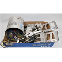 FLAT OF ELECTRICAL NEW AND USED GFI OUTLETS,