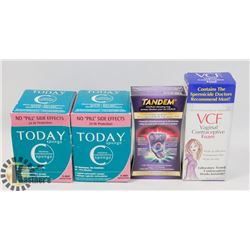 BAG OF VAGINAL CONTRACEPTIVE SPONGES AND