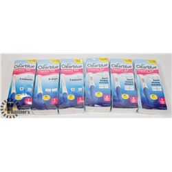 BAG OF CLEAR BLUE PREGNANCY TEST