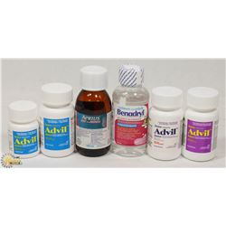 BAG OF ASSORTED KIDS MEDICINE