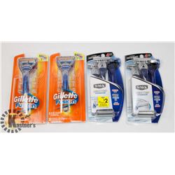 BAG OF SCHICK AND GILLETTE RAZORS