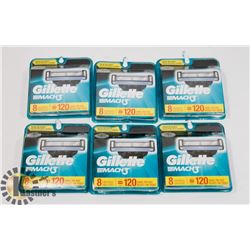 BAG OF GILLETTE MACH 3 CARTRIDGES