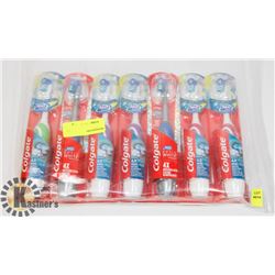 BAG OF COLGATE ELECTRIC TOOTHBRUSHES