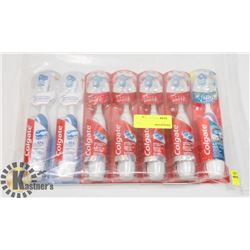 BAG OF COLGATE ELECTRIC TOOTHBRUSHES