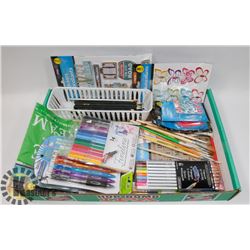 LOT OF CRAFT SUPPLIES & SCRAP BOOKING ITEMS