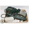 Image 1 : LARGE FLAT OF EXTENSION CORDS, OUTDOOR CORDS &