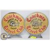 Image 1 : LOT OF TWO COACHMEN TRAVEL CLUB METAL SIGNS