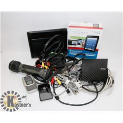 BOX OF STORAGE LOCKER ELECTRONICS