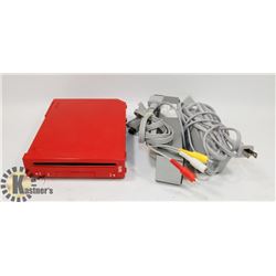 NINTENDO WII CONSOLE AV CABLE, POWER CABLE, AND