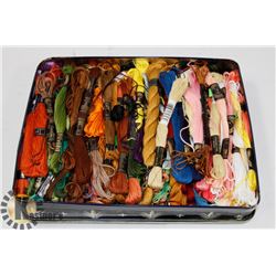 TIN FULL OF ANCHOR EMBROIDERY FLOSS