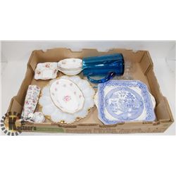 FLAT OF CHINA (INCLUDING ROYAL ALBERT) AND MORE