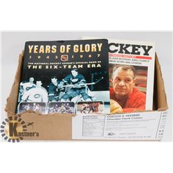 TWO HARDCOVER HOCKEY BOOKS