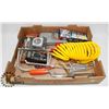 Image 1 : FLAT OF ASSORTED TOOLS INCLUDING AIR HOSE, TAPE